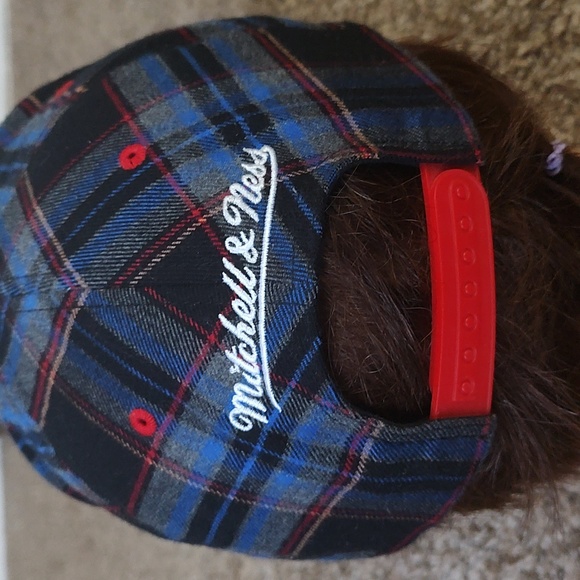 Mitchell & Ness NBA Mens Purple Toronto Raptors Spray Paint Snapback Hat OSFA - Picture 7 of 11